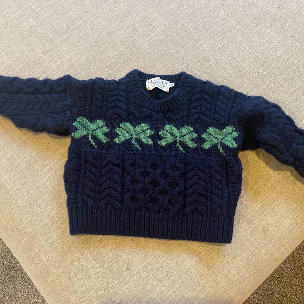 2-3t blarney woolen mills wool sweater